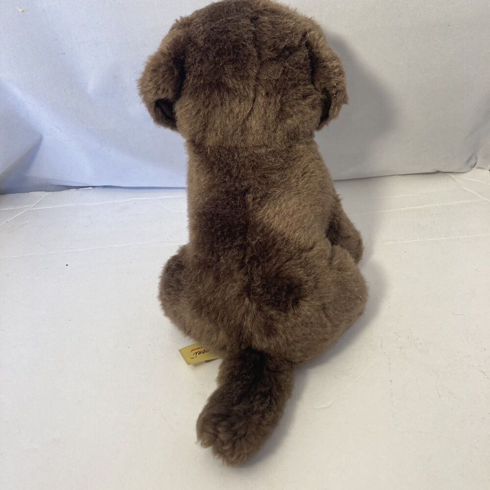 Chocolate Lab Miyoni Tots By Aurora Puppy 8 Inch Realistic Plush Stuffed Animal - Picture 2 of 4